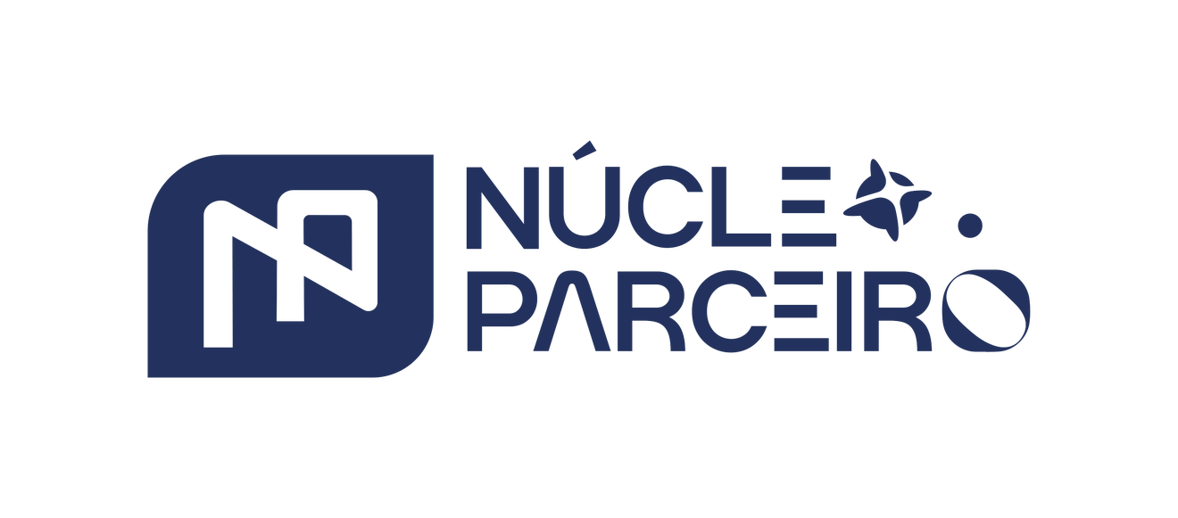 Logótipo da Núcleo Parceiro sobre fundo branco